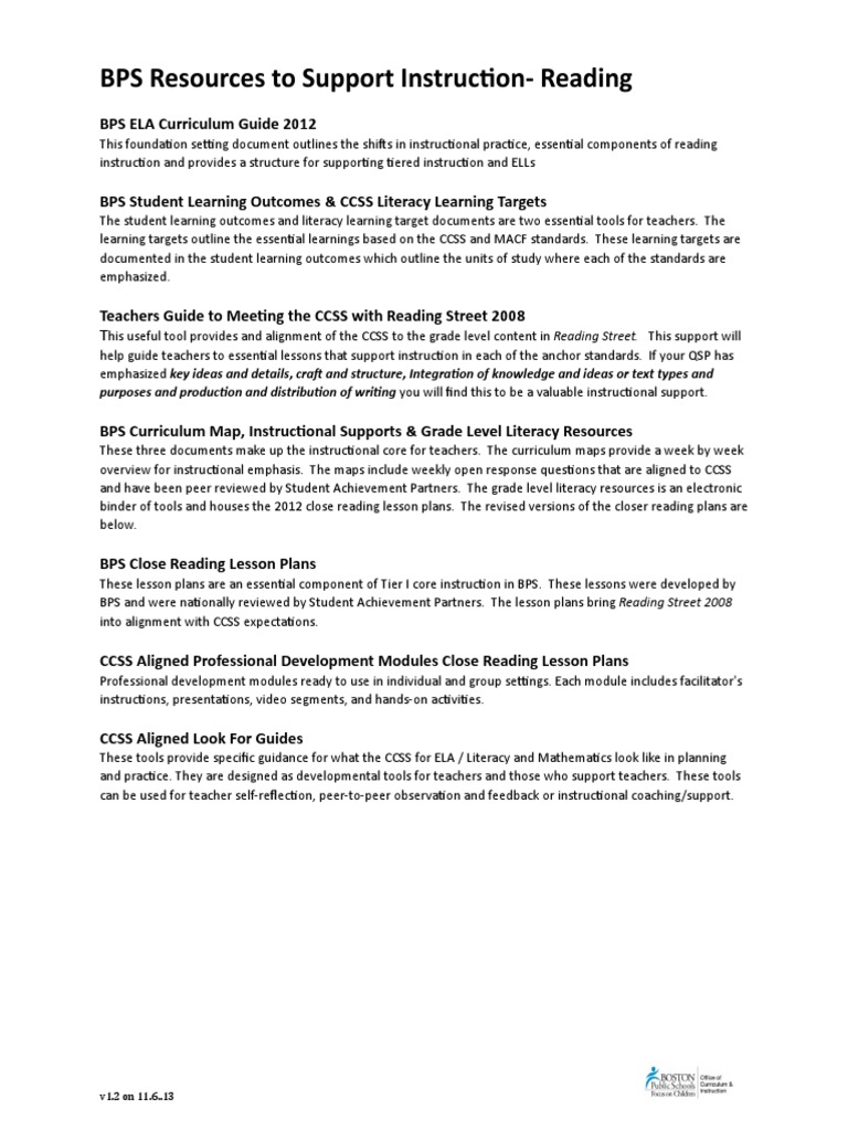 On-Line Literacy Resources Final Version | PDF | Education Reform ...