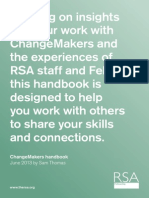 RSA Fellowship Changemakers Handbook 2013