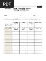 Chapter 10 Testing For Nutrients Lab