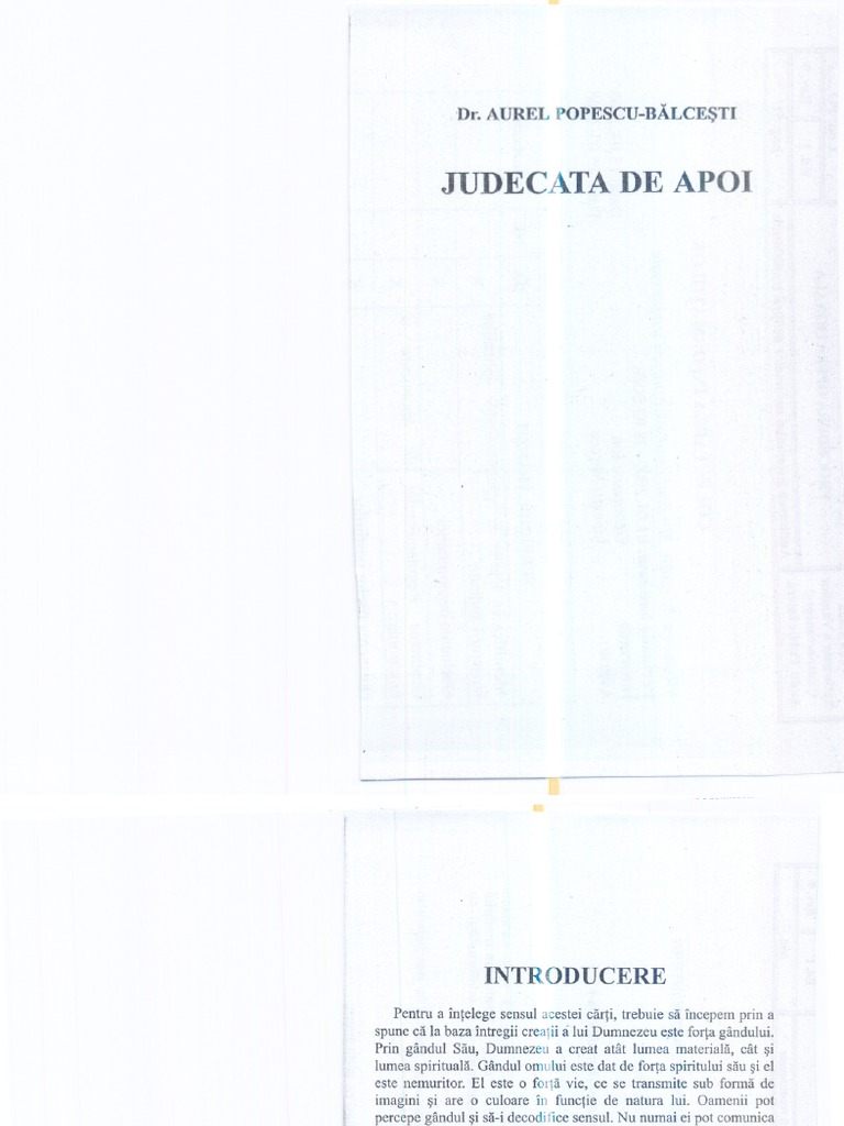 Judecata De Apoi Aurel Popescu Balcesti