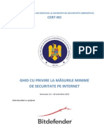 GHID CU PRIVIRE LA MĂSURILE MINIME 