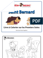 Saint Bernard - Livre à Colorier sur les Premiers Soins