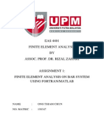 EAS 4401 Finite Element Analysis BY Assoc. Prof. Dr. Rizal Zahari