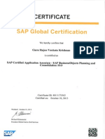 SAP BPC 10.0 Certification