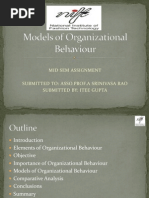 Models of Organizational Behaviourlogo