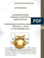 07 Septiembre 2013 - NETWORKING