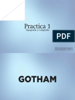 Gotham Tipography
