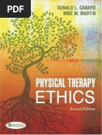 Physical Therapy Ethics, 2011