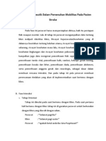 Komunikasi Terapeutik Dalam Pemenuhan Mobilitas Pada Pasien Stroke