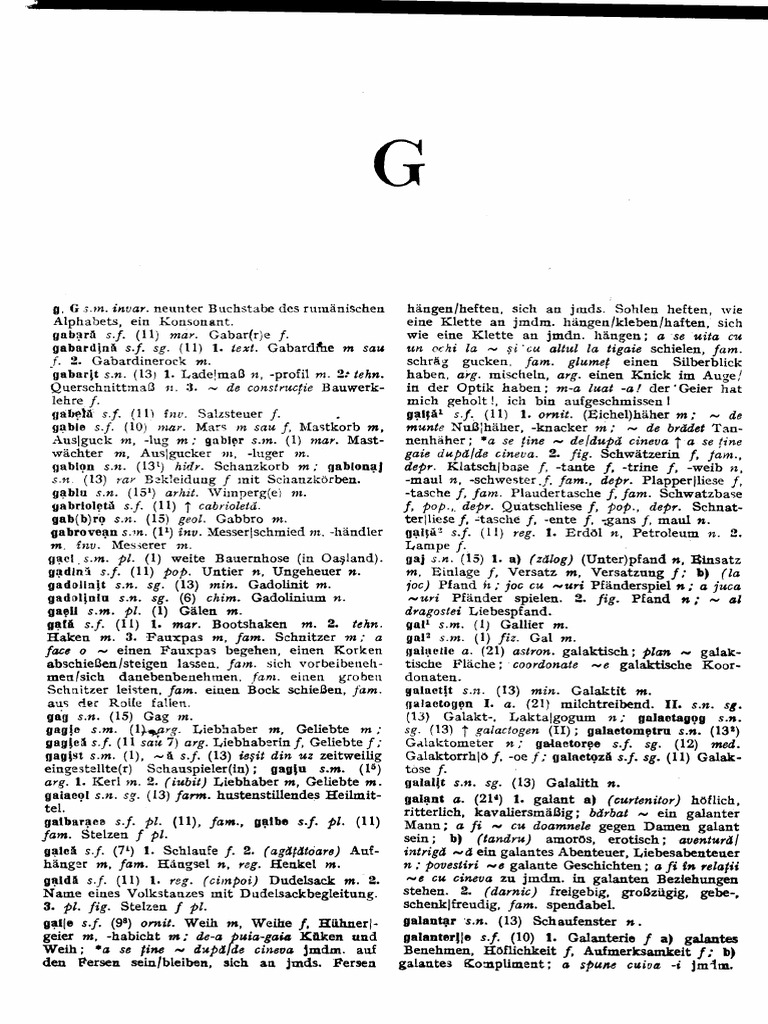 Dictionar Roman German G P Pdf