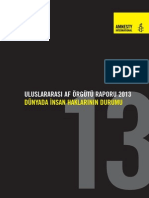 Uluslararası Af Örgütü Yıllık Rapor 2013 - Türkçesi PDF