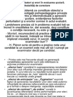 Evaluare. Factori perturbatori (1)