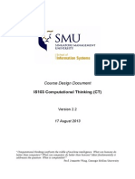 Course Design Document