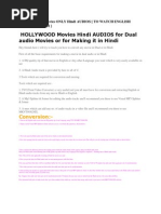 Download Hollywood Movies Only Hindi Audios by Madhuri Chavan SN185175628 doc pdf