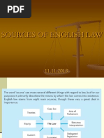 Sources of Law