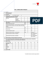 RFQ - Consultancy Project: "Committed To Deliver Innovative Energy Solutions"