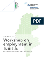 Workshop on Employment in Tunisia