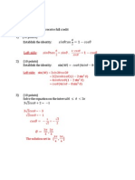 Math 125 - Exam 3 - Practice - Solution