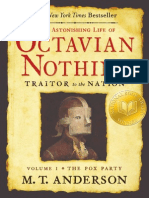 The Astonishing Life of Octavian Nothing, Traitor To The Nation, Volume One: The Pox Party - Chapter Sampler