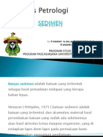 Analisis Petrologi - Sedimentasi