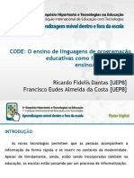 CODE - O ensino de linguagens de programação educativas como ferramentas de ensino-aprendizagem.pptx