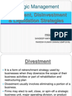 Divestment and Disinvestmen