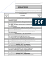 Assessment Checklist