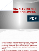 REOLOGIJA FLEXIBILNIH HOMOPOLIMERA