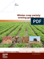Winter Crop Variety Sowing Guide