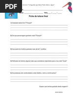 Ficha de Leitura - Encerramento