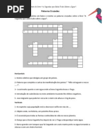 Palavras Cruzadas