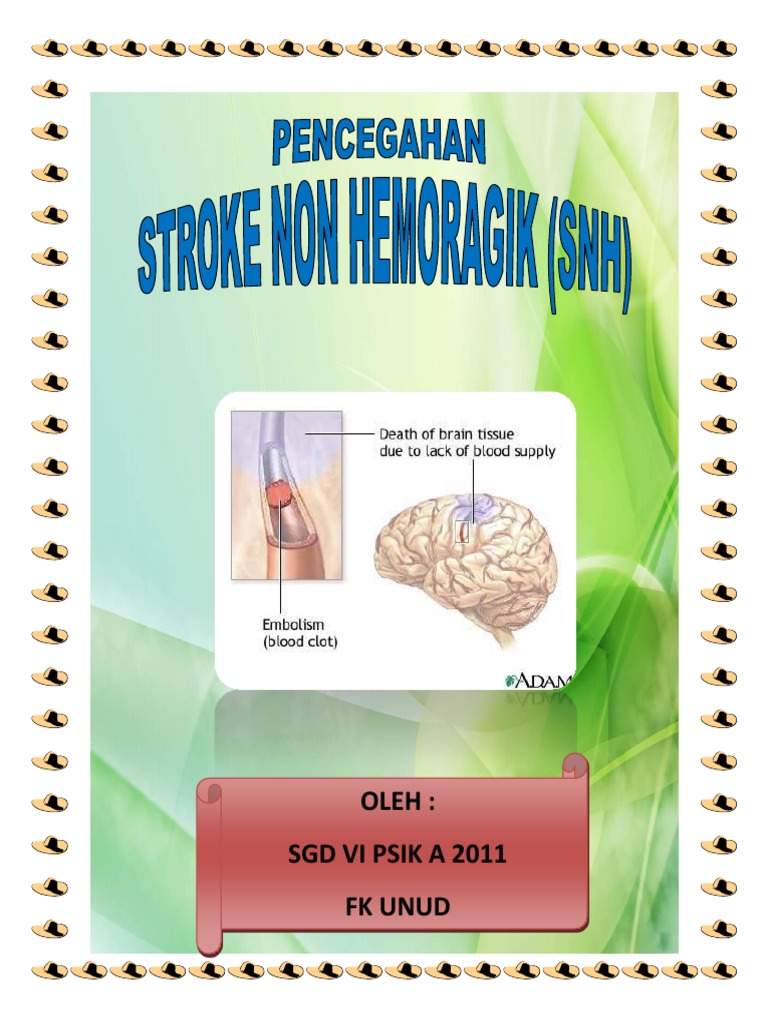 Stroke Non Hemoragik: Penyebab dan Pencegahan | PDF