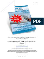 Pass1stTime.com ACCA Essential Exam Report