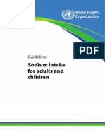 Sodium Intake Printverssadion