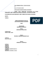 Código de Procedimientos Penales del Estado de Coahuila de Zaragoza