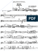 Arno Babadzhanian - Sonata Per VL e PF - Parte Staccata Del Violino (Score Scores Partition Partitions Spartiti Noten Partitura Partituras)