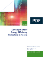Russia Energy Efficiency Indicators