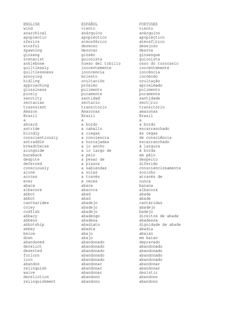 Diccionario Ingles Espanol Portugues 2  PDF