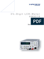 Hameg hm8018 LCR Meter SM PDF