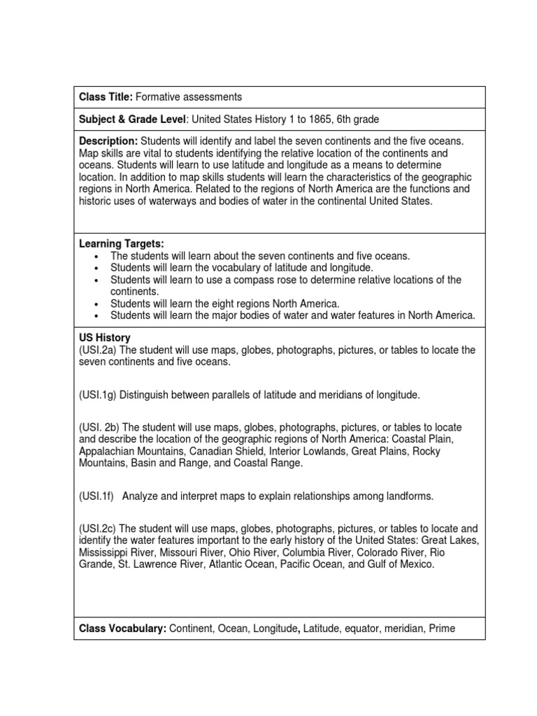 Assessment Portfolio North America Rocky Mountains