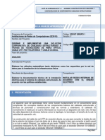 GUÍA DE APRENDIZAJE No1TIRC 520187 GR-1 LABORATORIO EXAMEN CABLEADO ESTRCTURADO - Xps