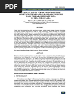 Download JTI-UBH VOL 1 - BAKHTIAR   EVALUASI HARGA POKOK PRODUKSI UNTUK MENETAPKAN HARGA JUAL DAN LABA PRODUKSI PADA USAHA PABRIK BATU BATA  DI DESA PALOH LADA by JURNAL TEKNIK INDUSTRI UNIVERSITAS BUNG HATTA JTI-UBH SN185264652 doc pdf