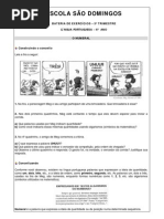 exercícios de português sobre números, verbos, pronomes, etc.
