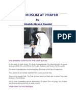 The Muslims at Prayer ( By Shaikh Ahmed Dedat)