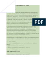 El Despido Arbitrario en El Perú