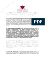 Conclusiones Tasas Judiciales V Congreso Nacional de Derecho