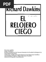 Dawkins Richard - El Relojero Ciego