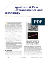 Nanomagnetism a Case History of Nanoscience and Technology