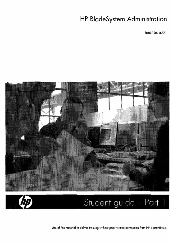 HP Blade System Administration Student Guide Part 1ofm2 He646s A.01 PDF
