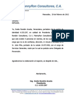 Carta Del Empleador